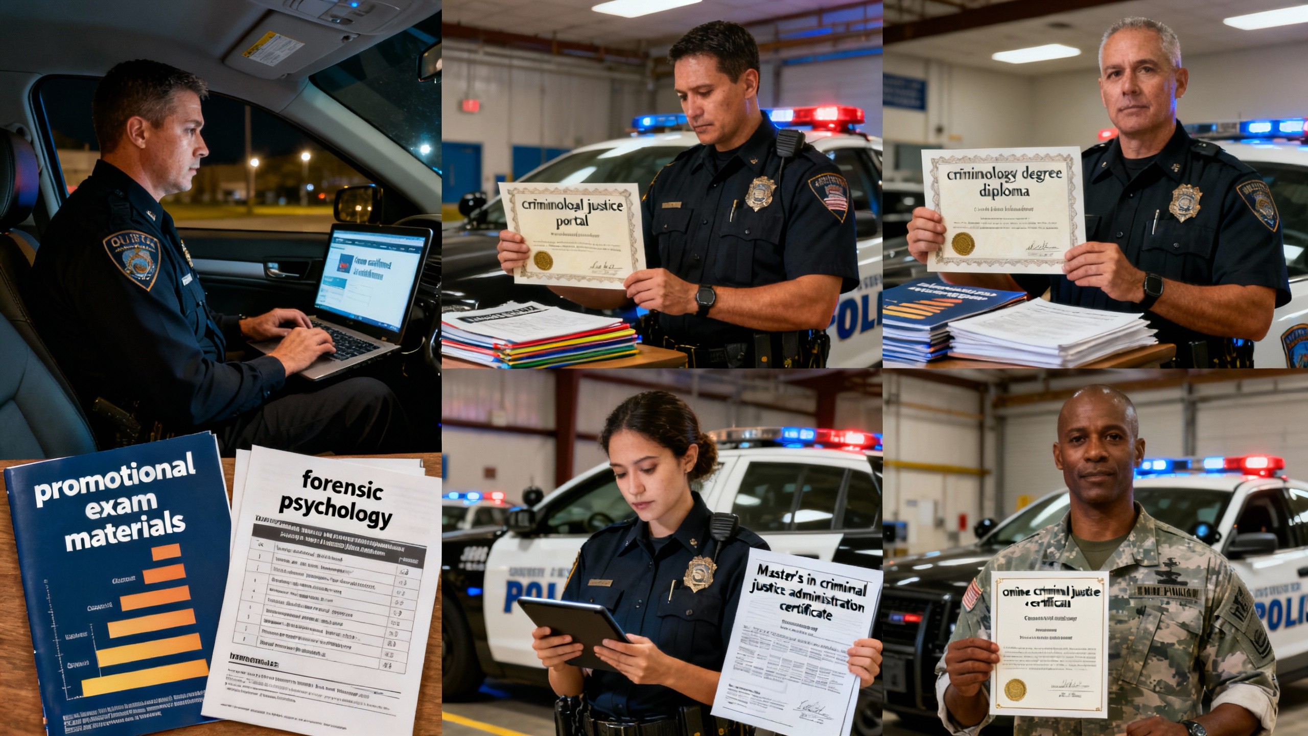 Empowering the next generation of law enforcement: the impact of online courses in criminal justice