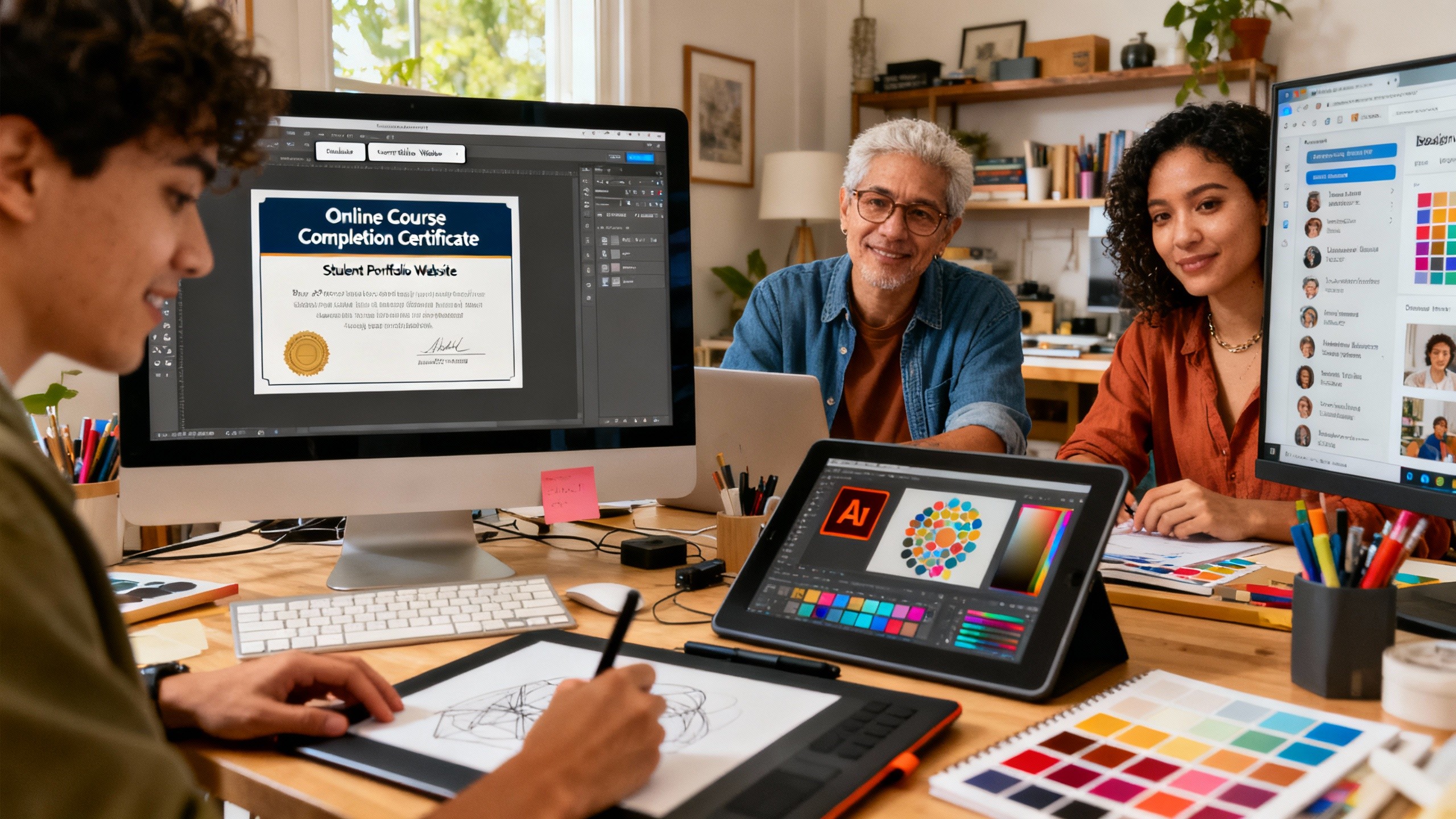 Unlocking creativity: the rise of online graphic design courses in the USA