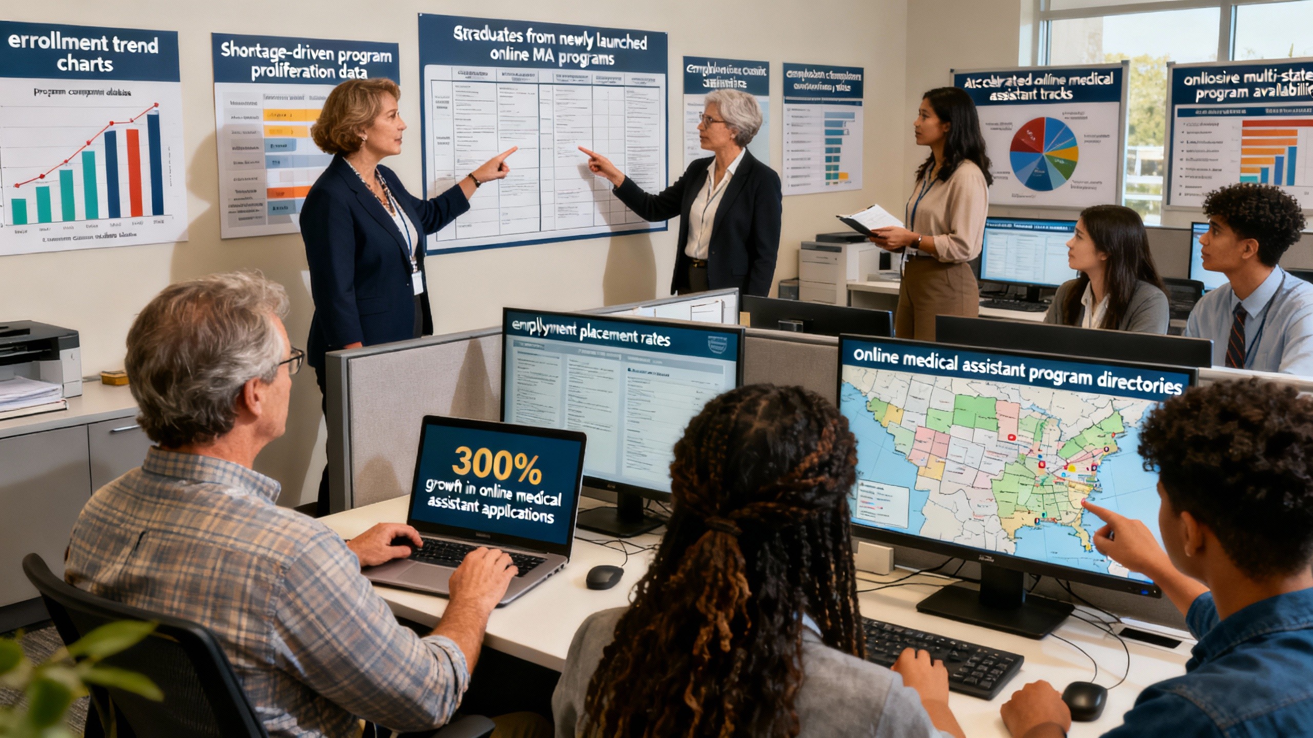 The rise of online courses for medical assistants in the USA